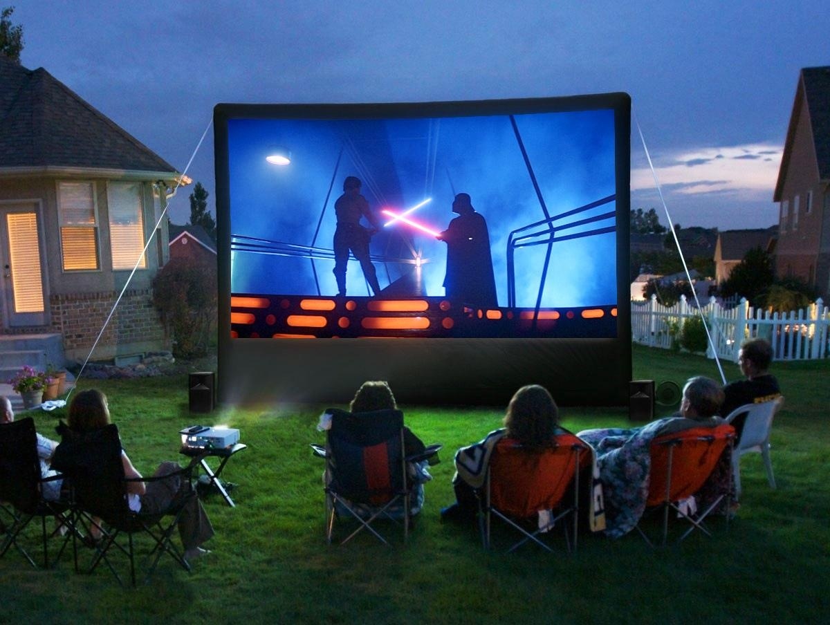 Image of Enjoy Your Own Backyard Movie Theater