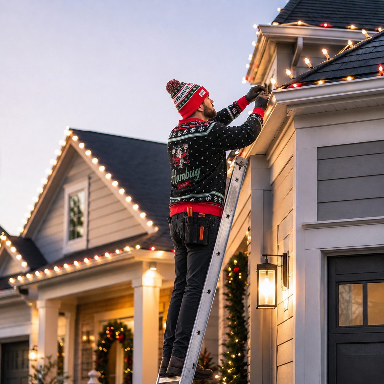 Humbug professional lighting installation