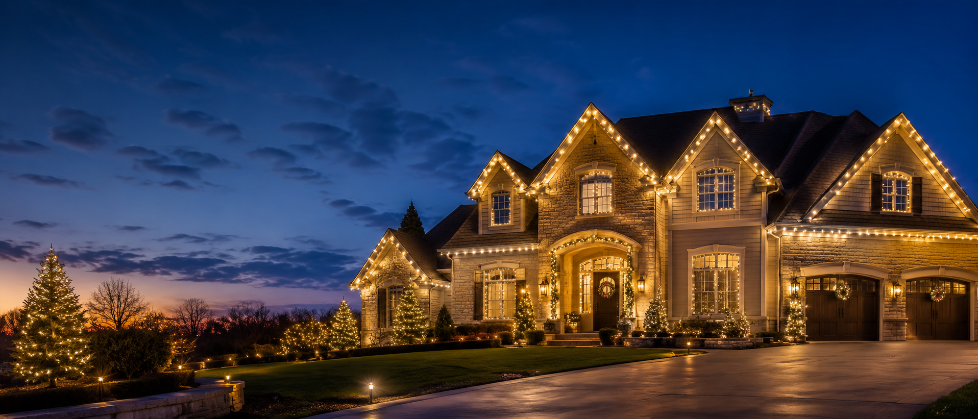Colorful permanent home lighting