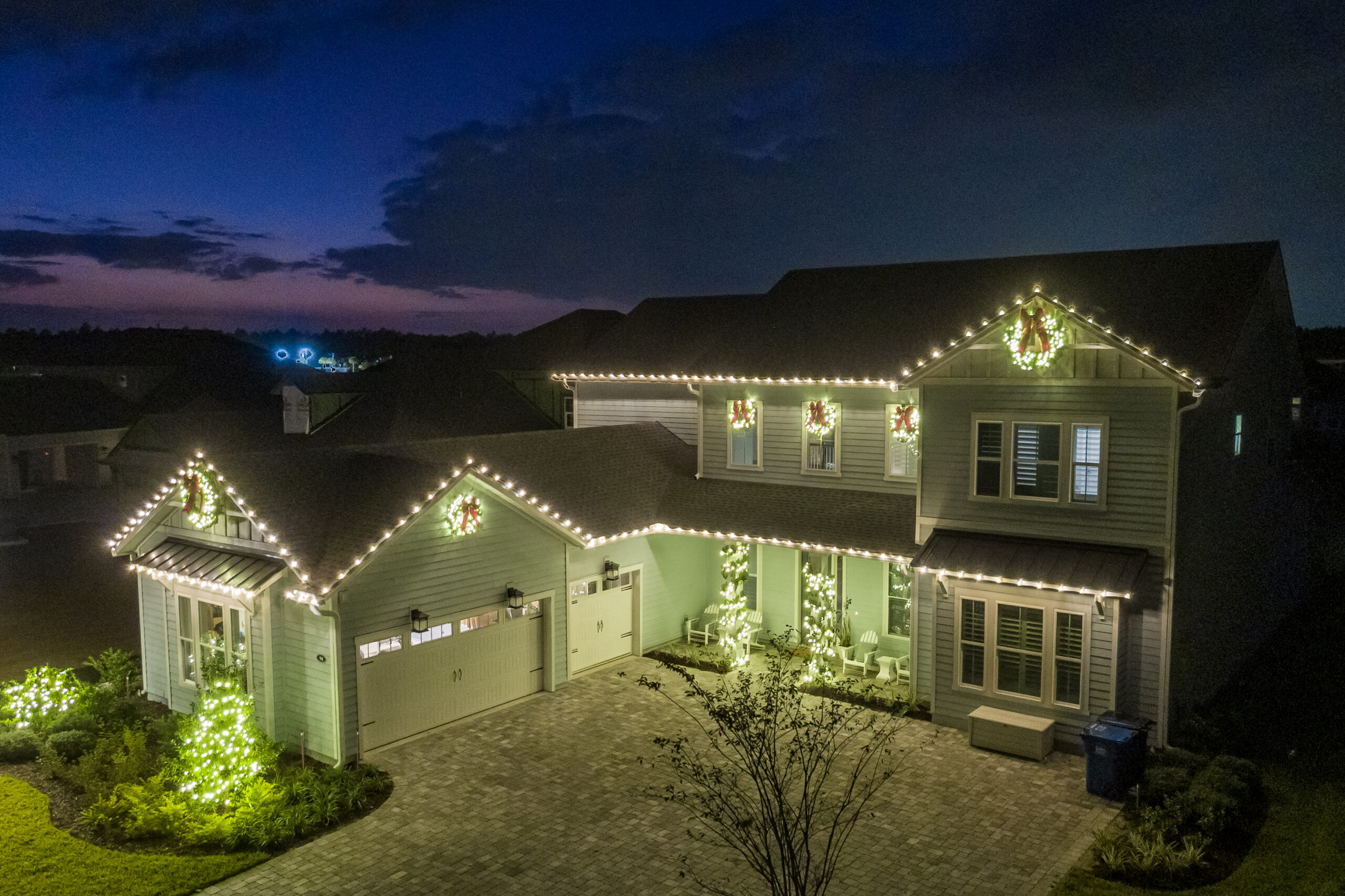 Colorful permanent home lighting