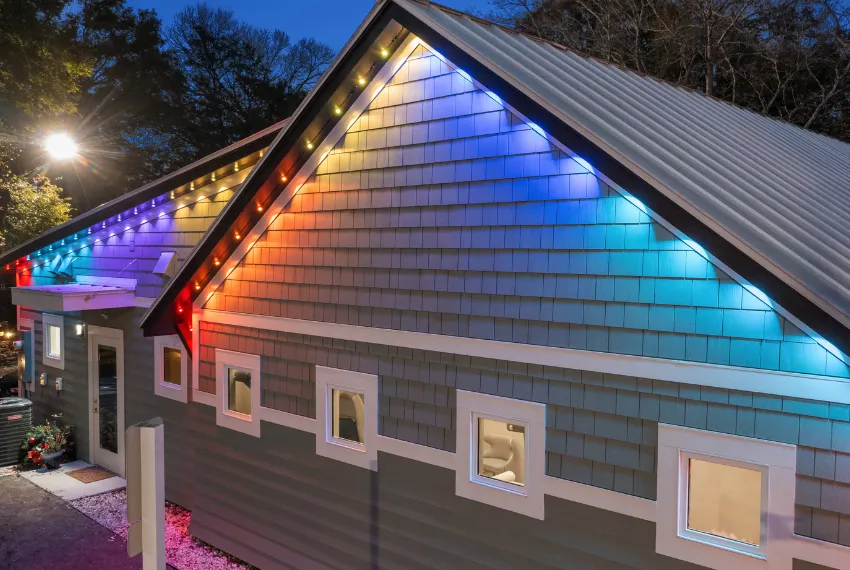 Custom permanent architectural lighting